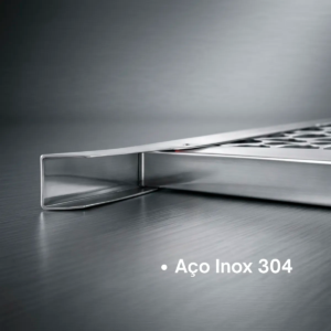 Grelha Moeda Para Churrasqueira 70 Cm X 48 Cm Aço Inox 304 - Imagem 6