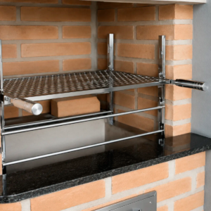 Grelha Moeda Para Churrasqueira 70 Cm X 48 Cm Aço Inox 304 - Imagem 9