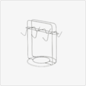 Suporte Organizador Para Xícaras E Pires De Café E Chá - Imagem 3